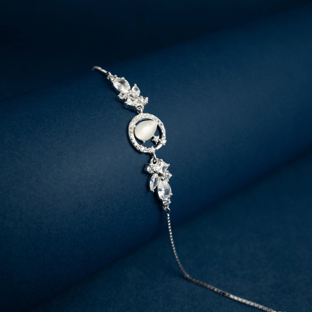 Moonstone Butterfly Crystal Bracelet