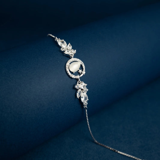 Moonstone Butterfly Crystal Bracelet