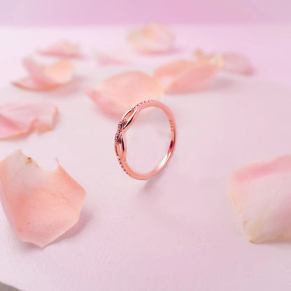 Infinity Duo Crystal Ring