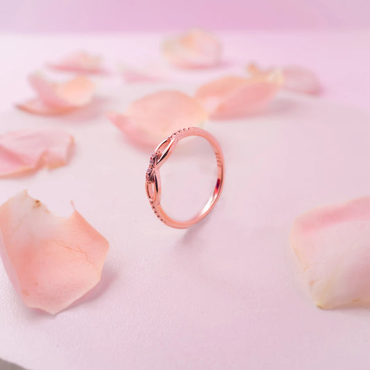 Infinity Duo Crystal Ring