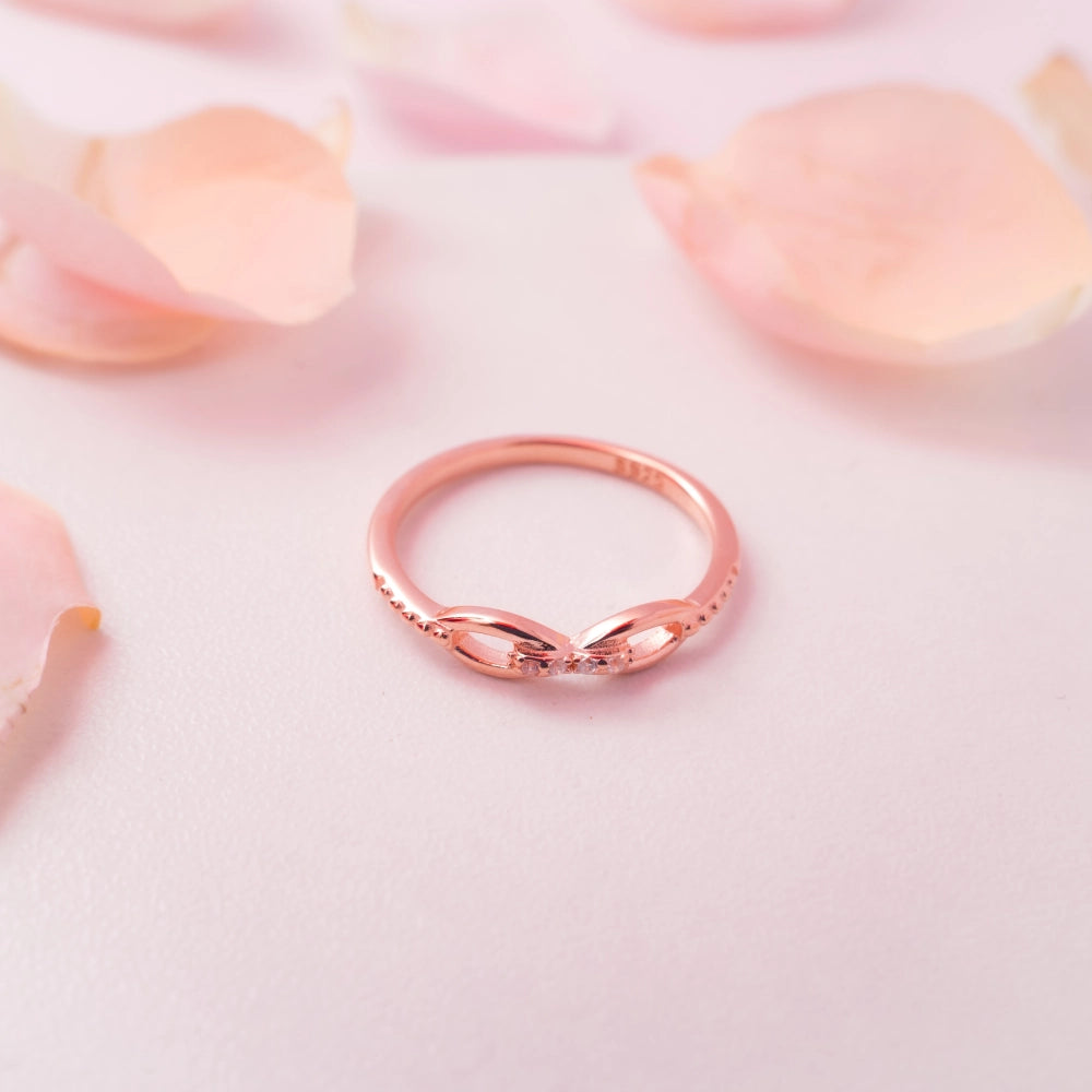 Infinity Duo Crystal Ring