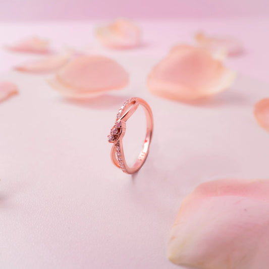 Infinity Bloom Crystal Ring