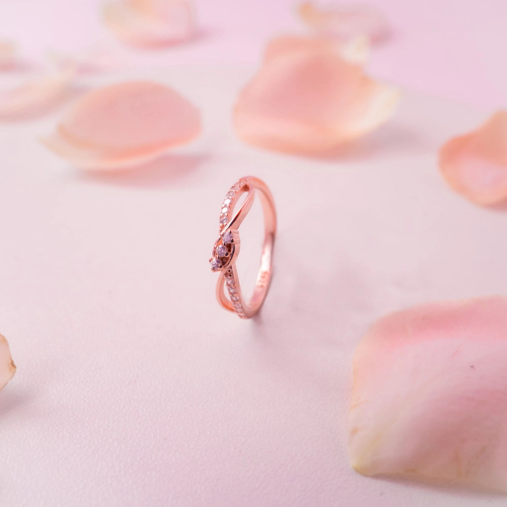 Infinity Bloom Crystal Ring