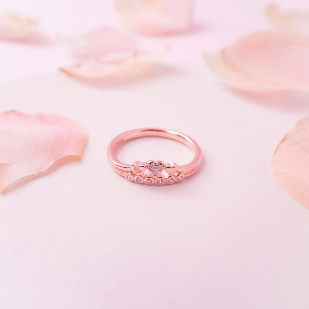 Crystal Blossom Vine Ring