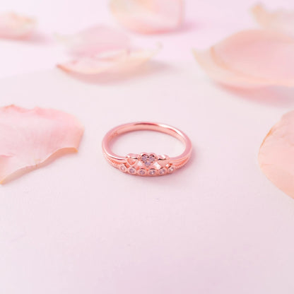 Crystal Blossom Vine Ring