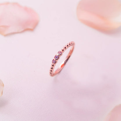 Trinity Spark Crystal Ring