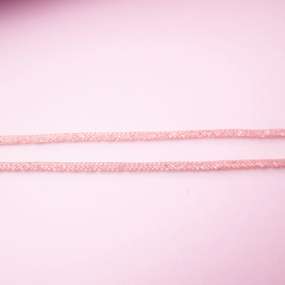 Rose Gold Crystal Mesh Choker Anklets