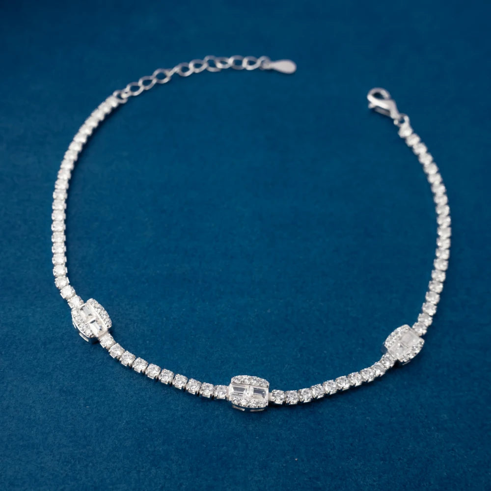 Baguette CZ Tennis Bracelet