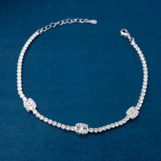 Baguette CZ Tennis Bracelet