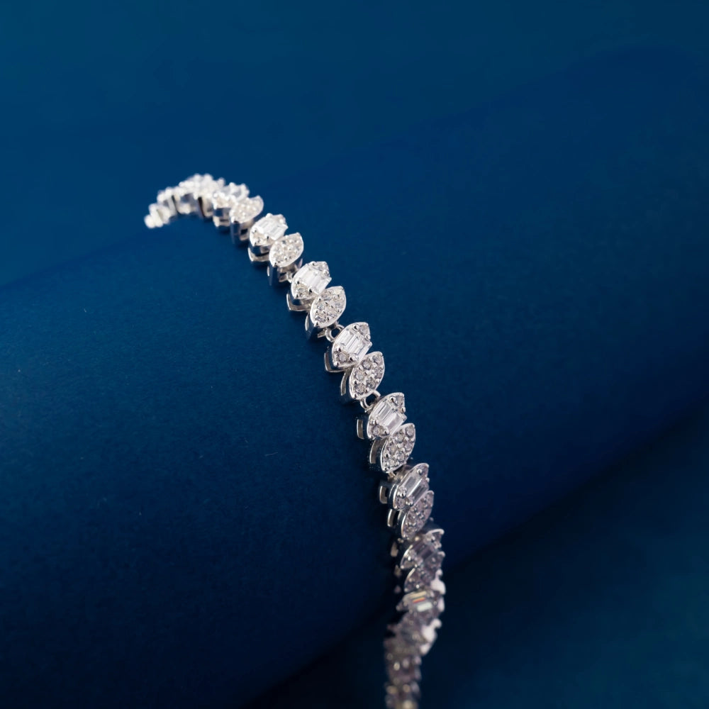 Marquise Crystal Tennis Bracelet