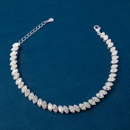Marquise Crystal Tennis Bracelet
