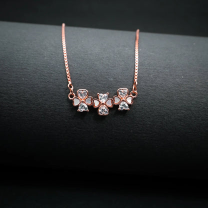 Elegant Butterfly Heart Pendant Necklace