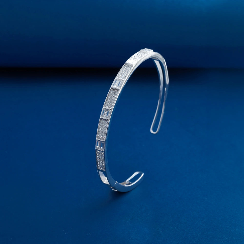 Eterna Diamond Texture Bracelet & Ring Duo
