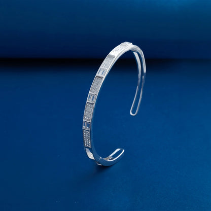 Eterna Diamond Texture Bracelet & Ring Duo