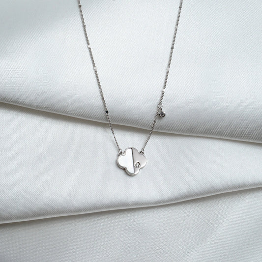 Clover Mother of Pearl Pendant Necklace